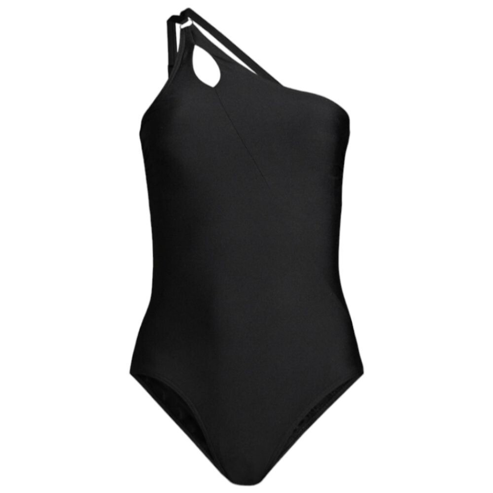NWT Lands' End UPF full coverage shapewear tummy control one piece swimsuit 6